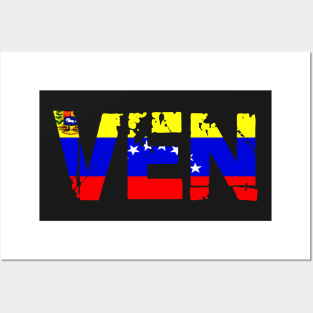 Venezuela Flag Spanish Teacher Hispanic Latino Food Culture Posters and Art